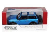 Modell 1:34, 2022 Ford Bronco Open Top, blaus (A11767N)