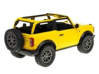 Modell 1:34, 2022 Ford Bronco Open Top, gelb (A11767Z)