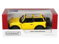 Modell 1:34, 2022 Ford Bronco Open Top, gelb (A11767Z)