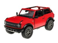 Modell 1:34, 2022 Ford Bronco Open Top, rot (A11767C)