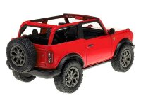 Modell 1:34, 2022 Ford Bronco Open Top, rot (A11767C)