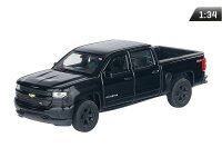 Modell 1:34, CHEVROLET 2017 Silverado, schwarz (A880CH17SC)