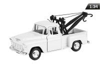 Modell 1:34, CHEVY Stepside Tow Truck, weiß...