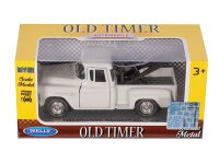 Modell 1:34, CHEVY Stepside Tow Truck, weiß...