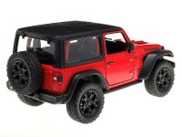 Modell 1:34, Jeep Wrangler Hard Top, rot (A11723C)