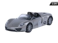 Modell 1:34, PORSCHE 918 Spyder Concept, grau (A880P9SCS)