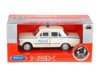 Modell 1:34, PRL FIAT 125p MILICJA, weiß (A884F125MIB)