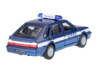 Modell 1:34, PRL Polonez Caro Plus POLICJA, marineblau und weiß (A884PCPPOGB)