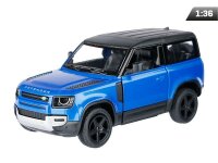 Modell 1:36, Kinsmart, Land Rover Defender, blau (A747LRDNI)