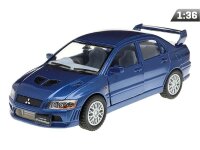 Modell 1:36, Mitsubishi Lancer Evolution VII, marineblau...