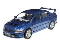 Modell 1:36, Mitsubishi Lancer Evolution VII, marineblau...