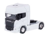 Modell 1:64, SCANIA V8 R730, Sattelzug, weiß