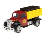 Modell 1:87, Shell Oldtimer mit offenem Anhänger und...