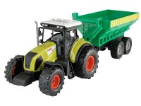 passend für kompatibel mit -  Little Farmer, Traktor mit Anhänger, grün