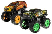 Monster Wheel, Set mit 2 Fahrzeugen, Farbmischung