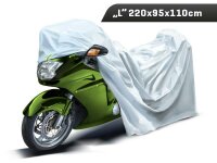 Motorradabdeckung "L" 220x95x110 cm, 3 Lagen,...