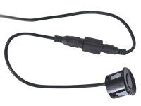 Einparkhilfe mit Lautsprecher und LED-Anzeige, 4 abnehmbare schwarze Sensoren
