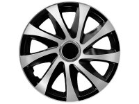 Radkappen DRIFT EXTRA silber - schwarz 14", 4 Stk