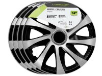 Radkappen DRIFT EXTRA silber - schwarz 14", 4 Stk