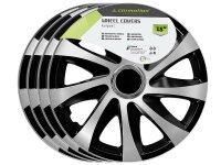 Radkappen DRIFT EXTRA silber - schwarz 15", 4 Stk