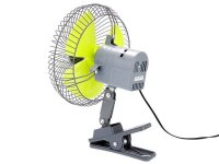 Rotationsventilator 12V/21W, Durchmesser 20 cm, Befestigung mit Clips oder Schrauben