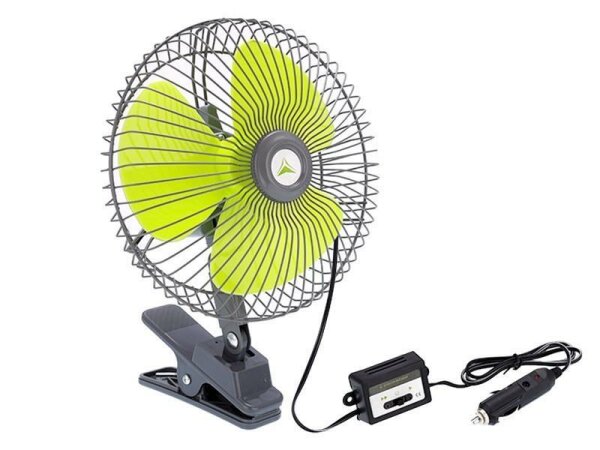 Rotationsventilator 24V/21W, Durchmesser 20 cm, Befestigung mit Clips oder Schrauben