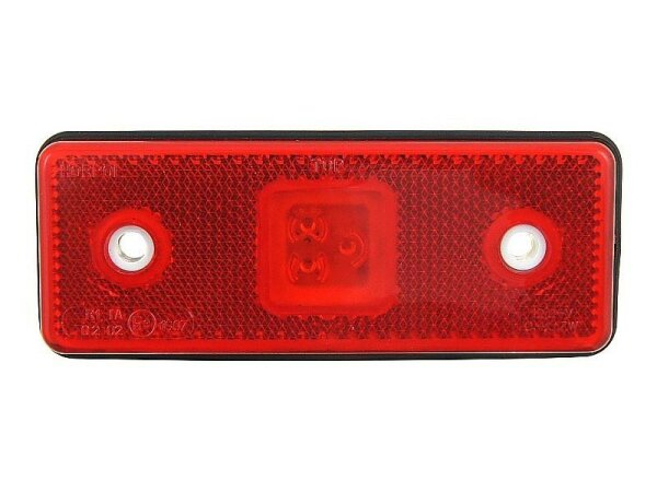 Rote LED-Markierungs-Einbauleuchte 12/24V