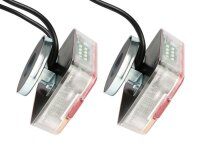 Satz magnetischer LED-Rückleuchten, 7,5 m Kabel mit...