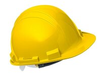 Schutzhelm aus HDPE, verstellbar 53-63 cm, gelb