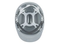 Schutzhelm aus HDPE, verstellbar 53-63 cm, grau