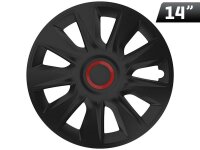 Stratos RR schwarz 14" Radkappe, 1 St.