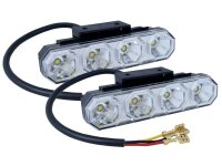 Tagfahrlicht 120,5x28,5mm, 12/24V, 6W RL00, E9