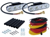 Tagfahrlicht 120,5x28,5mm, 12/24V, 6W RL00, E9