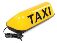 TAXI-Schräglampe, LED, gelb