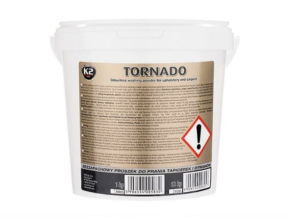 TORNADO PLUS Polsterreinigungspulver, Zitrone, 1 kg