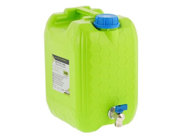 Wasserkanister mit Metall-Kurzgewindeventil, 10 L