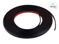 Zierleiste, schwarz matt, 12 mm x 8 m (86172