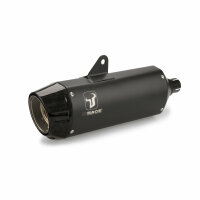 IXRACE Desert black stainless steel rear silencer for...