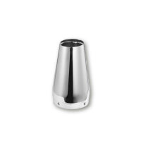 IRONHEAD Endcap Conical, chrome, for mutes with D=88mm