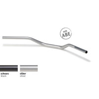 LSL X-Bar aluminum handlebar Tour Bar XB3, 1 1/8 inch, black