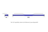 LSL X-Bar Alu-Lenker Drag Bar Wide XD2, 1 1/8 Zoll, schwarz