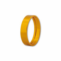 LSL Aluminium handlebar grip ring, gold for CNC-grip