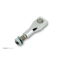 Ritz Alu-Riser Big Bone flat style, polished, 100 mm, 1 1/4 inch, with internal cable guide
