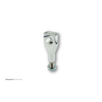 Ritz Alu-Riser Big Bone flat style, polished, 100 mm, 1 1/4 inch, with internal cable guide