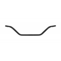 FEHLING Handlebar, half height and 86.5cm wide, 1 inch, w. notches, black
