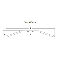 FEHLING Crack-Bar, 850 mm chrome