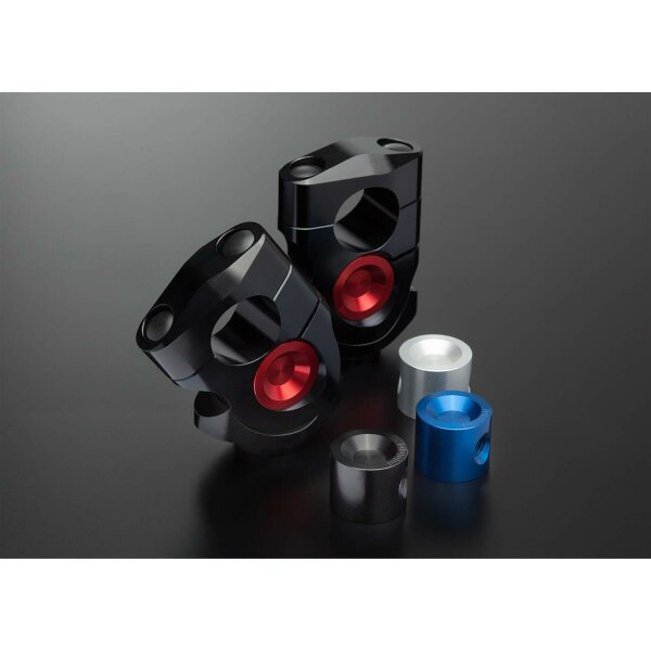 ABM Verstellbarer varioRiser, Zylindrische Aufnahme, schwarz/blau