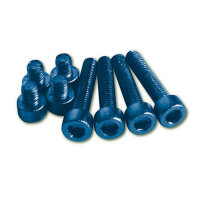 Uni-Parts Aluschrauben Set M5 blau eloxiert