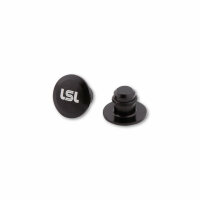 LSL Cover caps for M10 mirror thread, black glossy