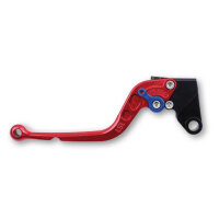 LSL Clutch lever Classic L09R, red/blue, long